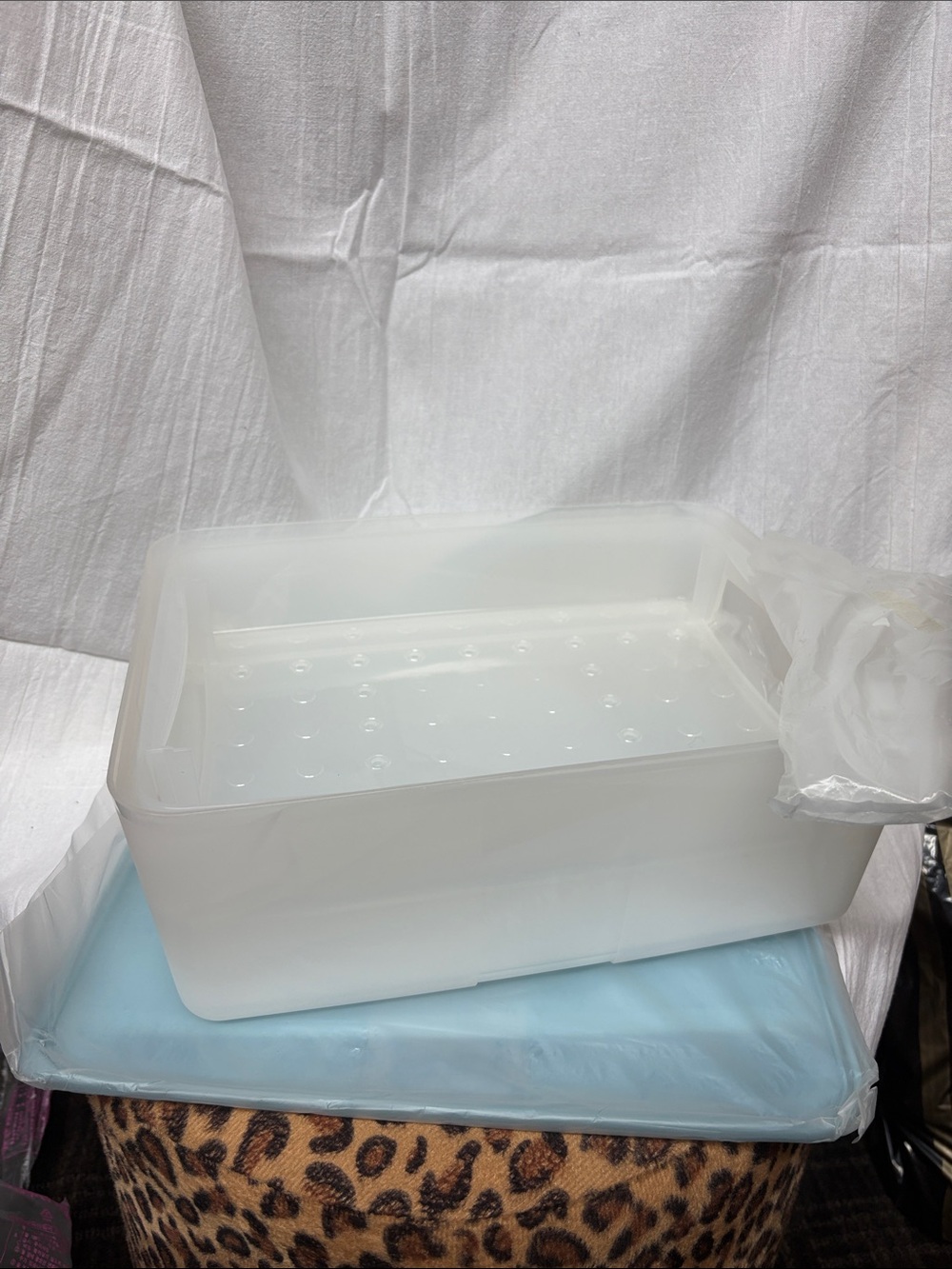 Tupperware Container with trays inside